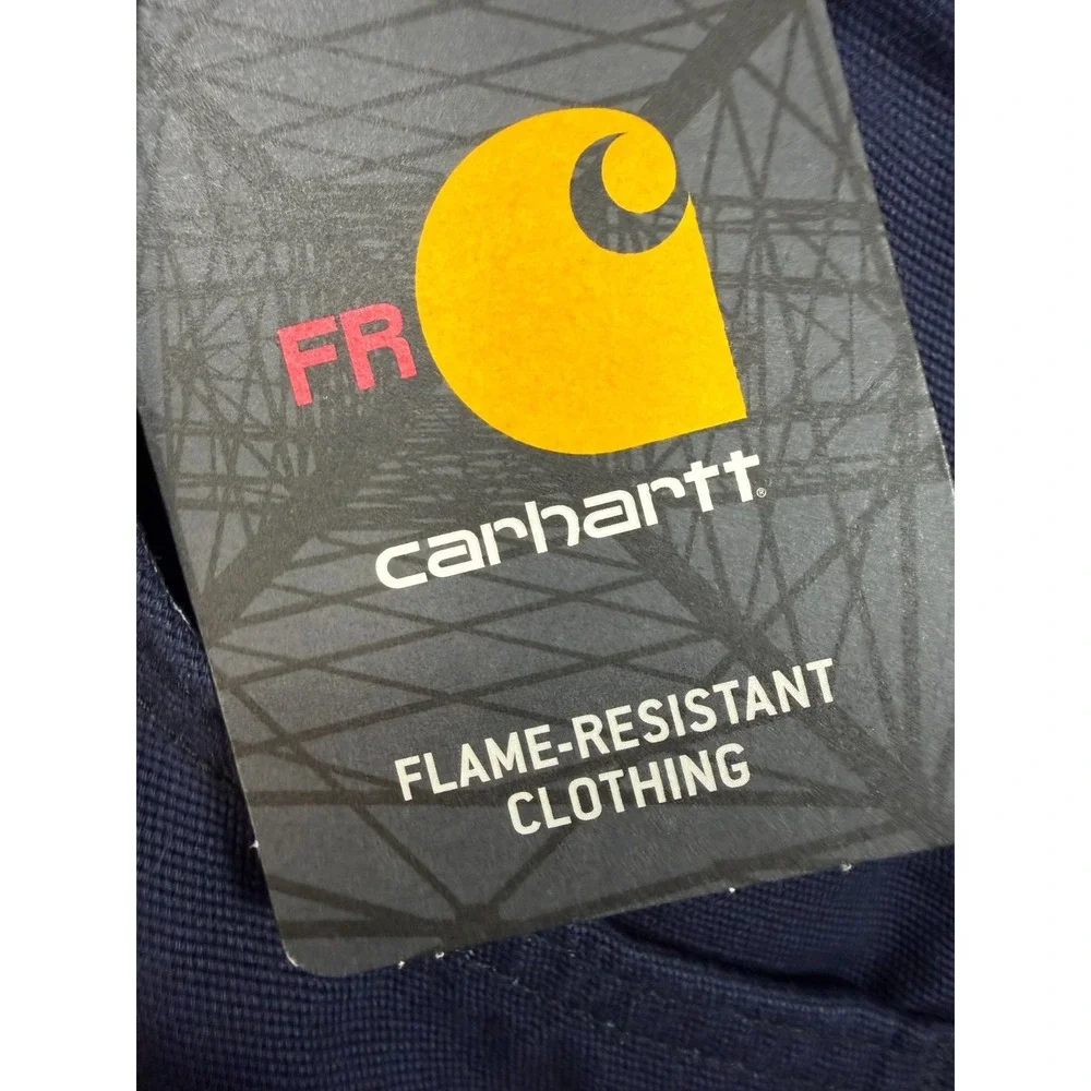 Carhartt FR FRB159DNY Flame‎ Resistant Canvas Work Pants 40x32 Loose Fit NWT